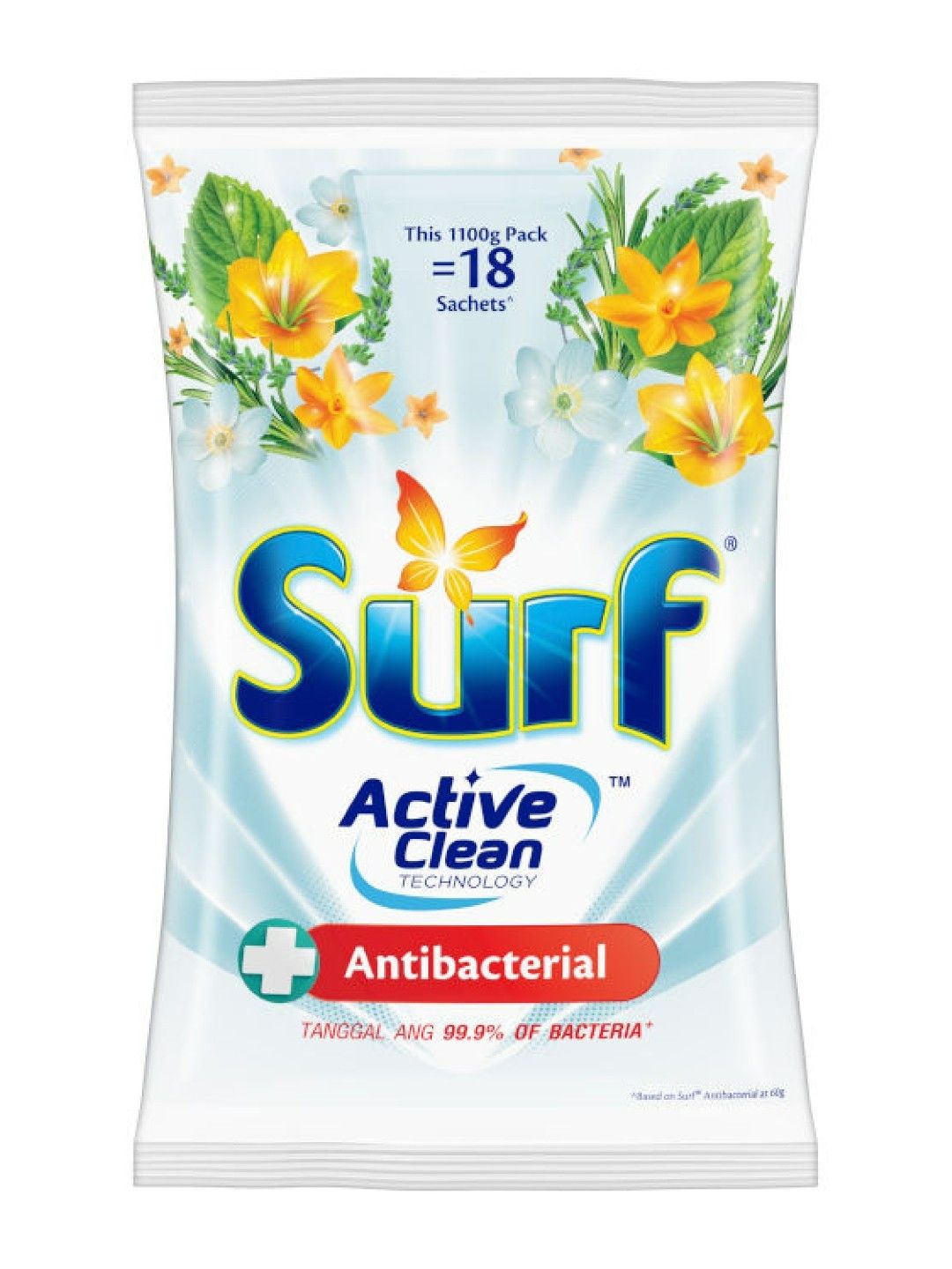 Surf Powder Detergent Antibacterial (1.1kg) edamama